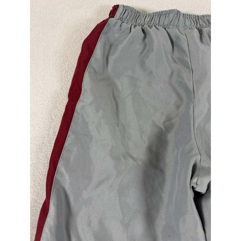 Everlast Boys Gray Maroon Side Stripe Track Pants Size M 10/12 Activewear